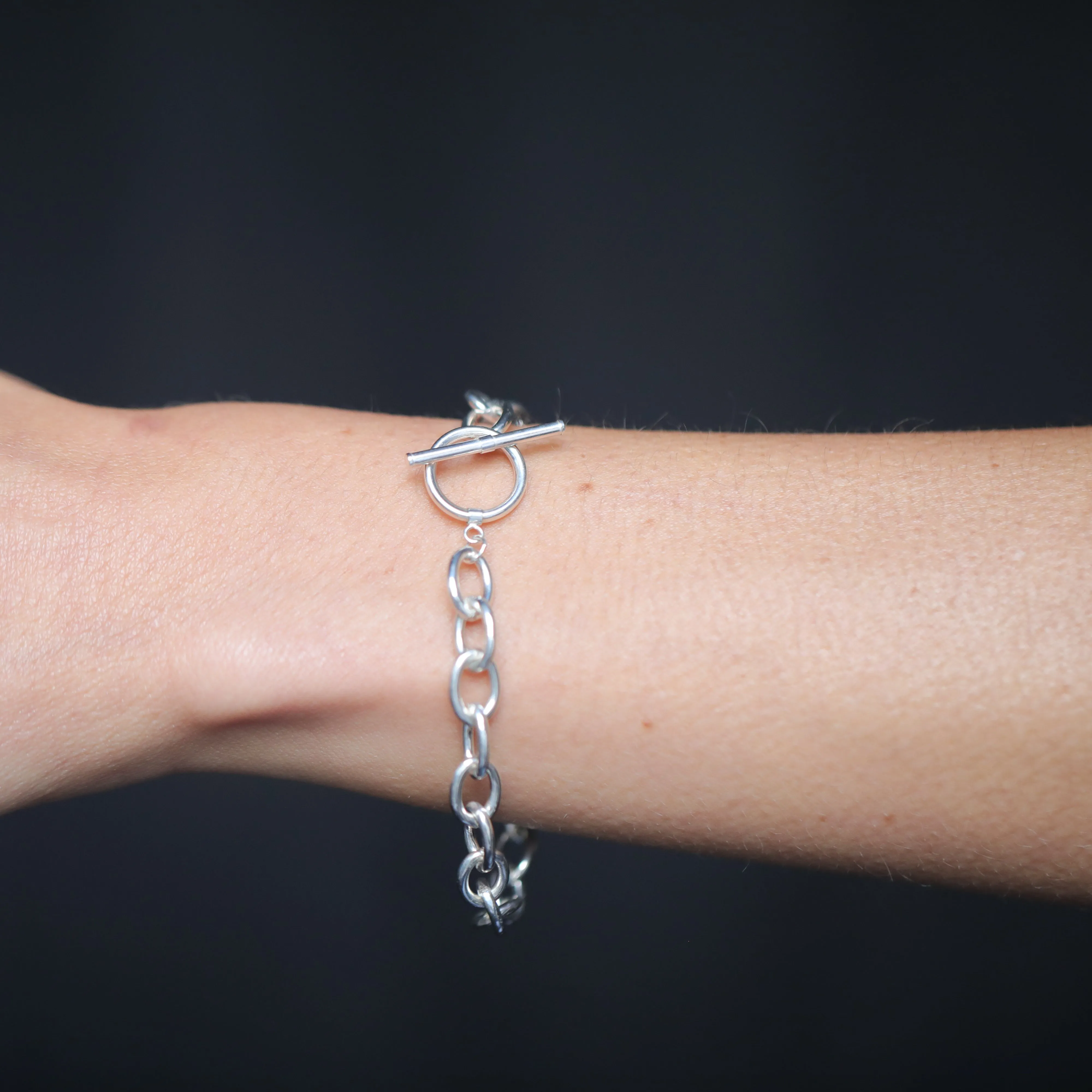 Chunky Chain Bracelet - Sterling Silver