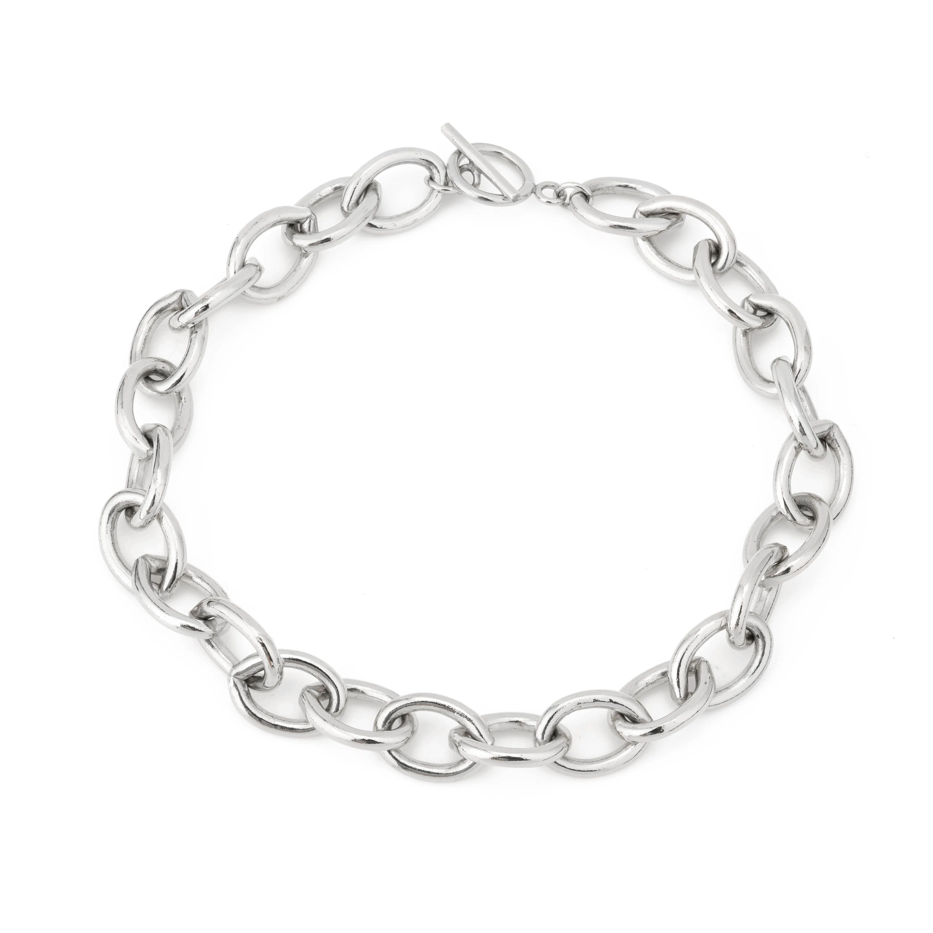 Chunky Chain Bracelet - Sterling Silver