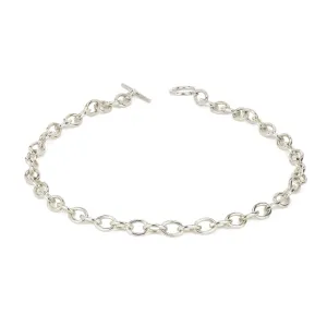 Chunky Chain Choker - Sterling Silver