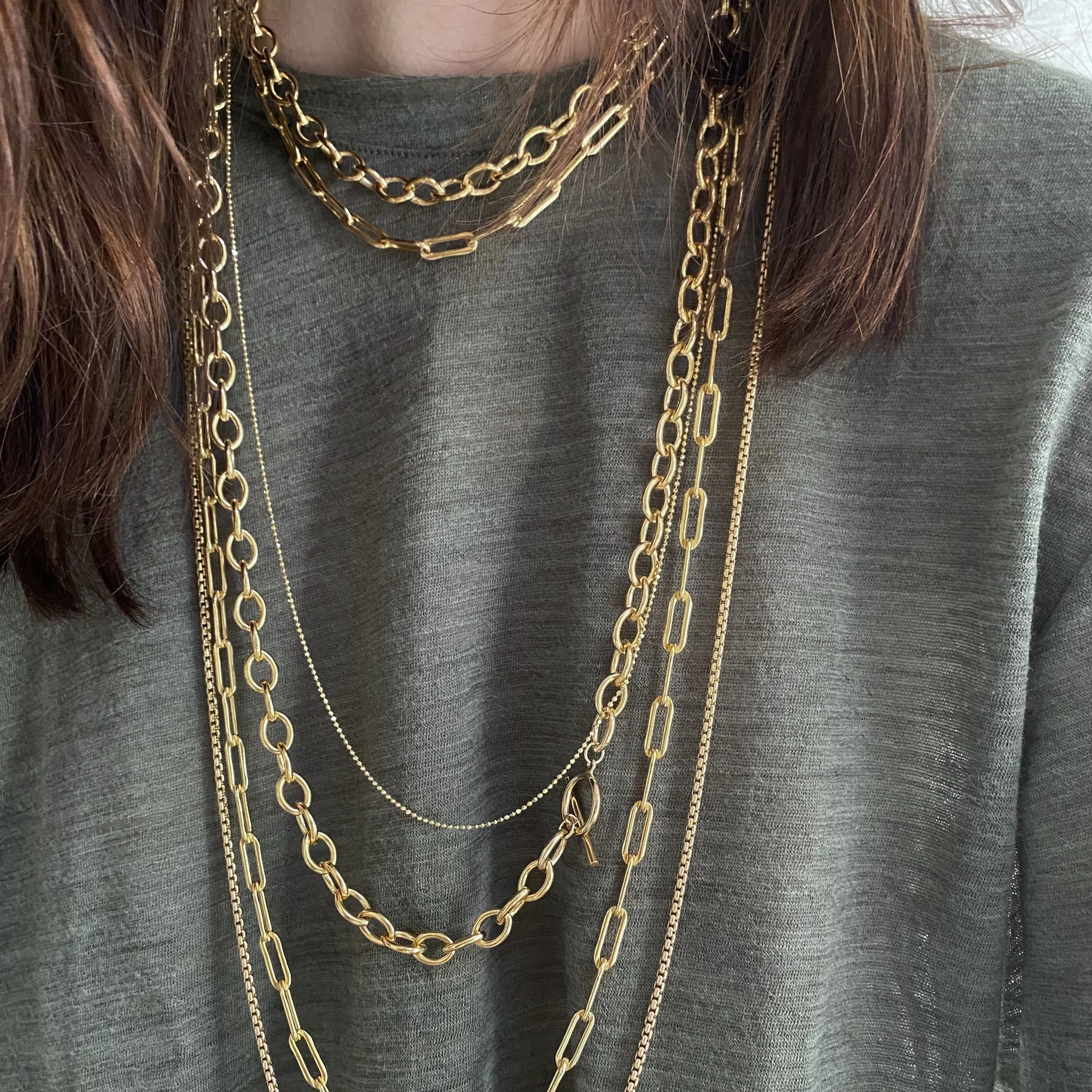 Chunky Chain Necklace - 14K Gold Filled