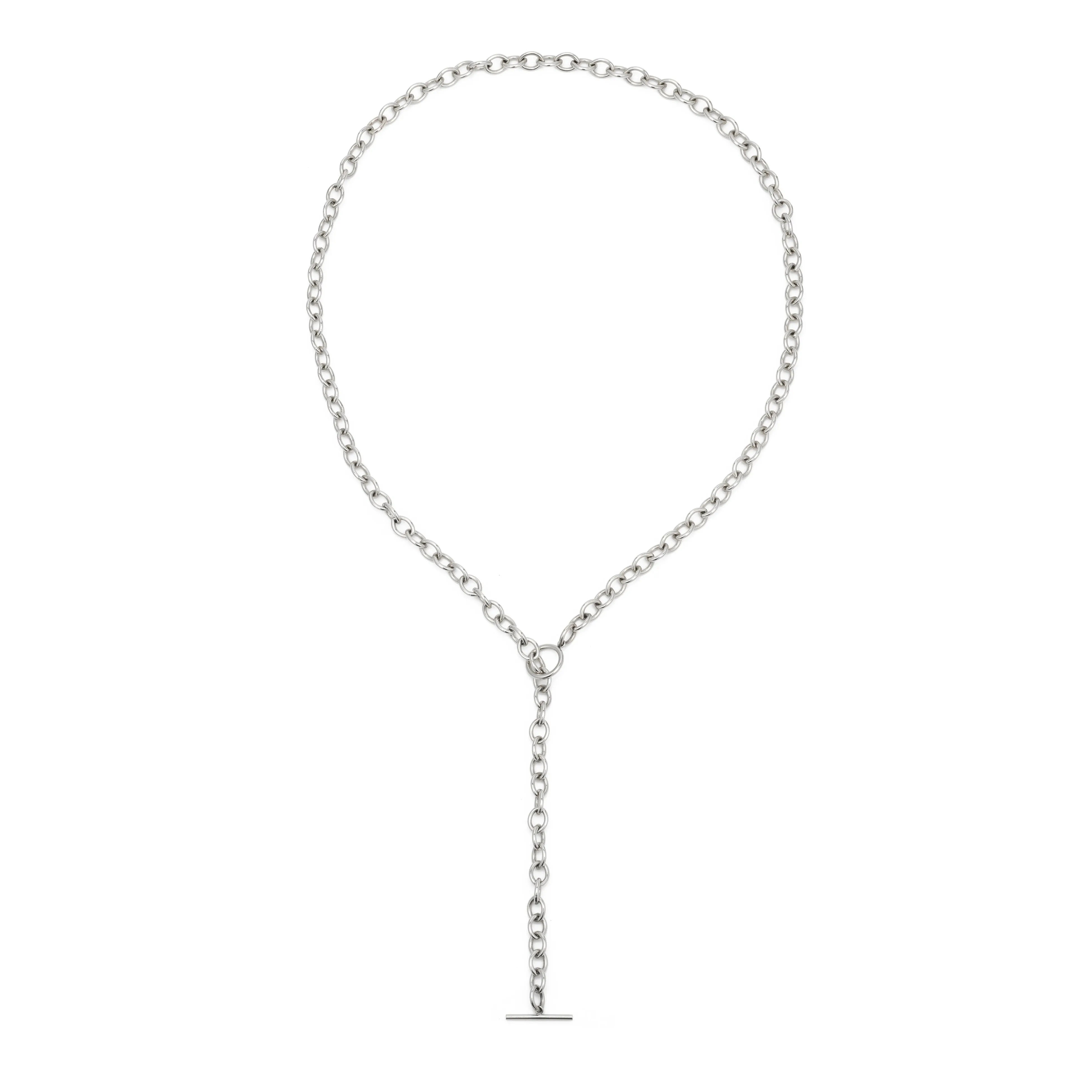 Chunky Chain Necklace - Sterling Silver