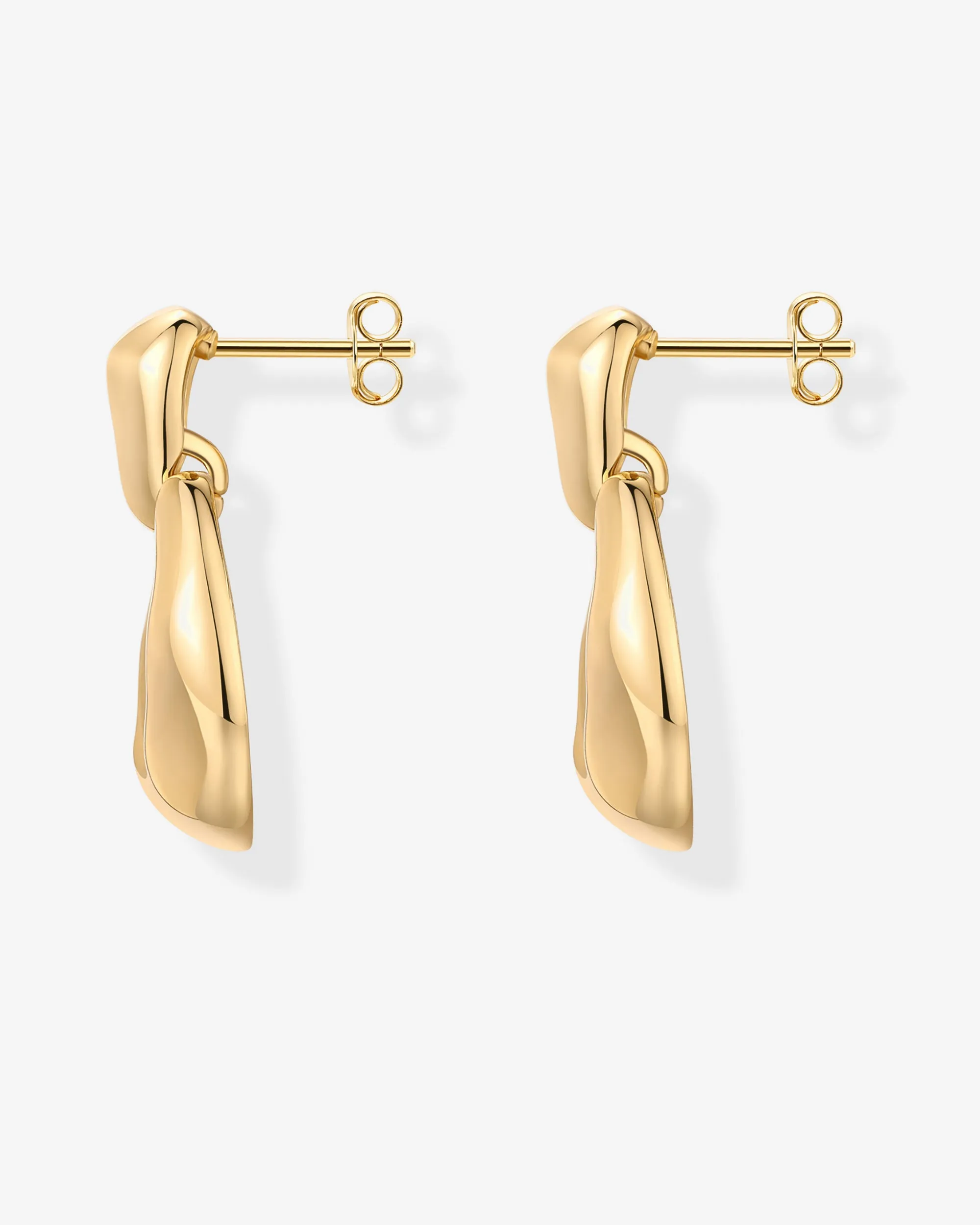 Chunky Dangle Door Knocker Earrings