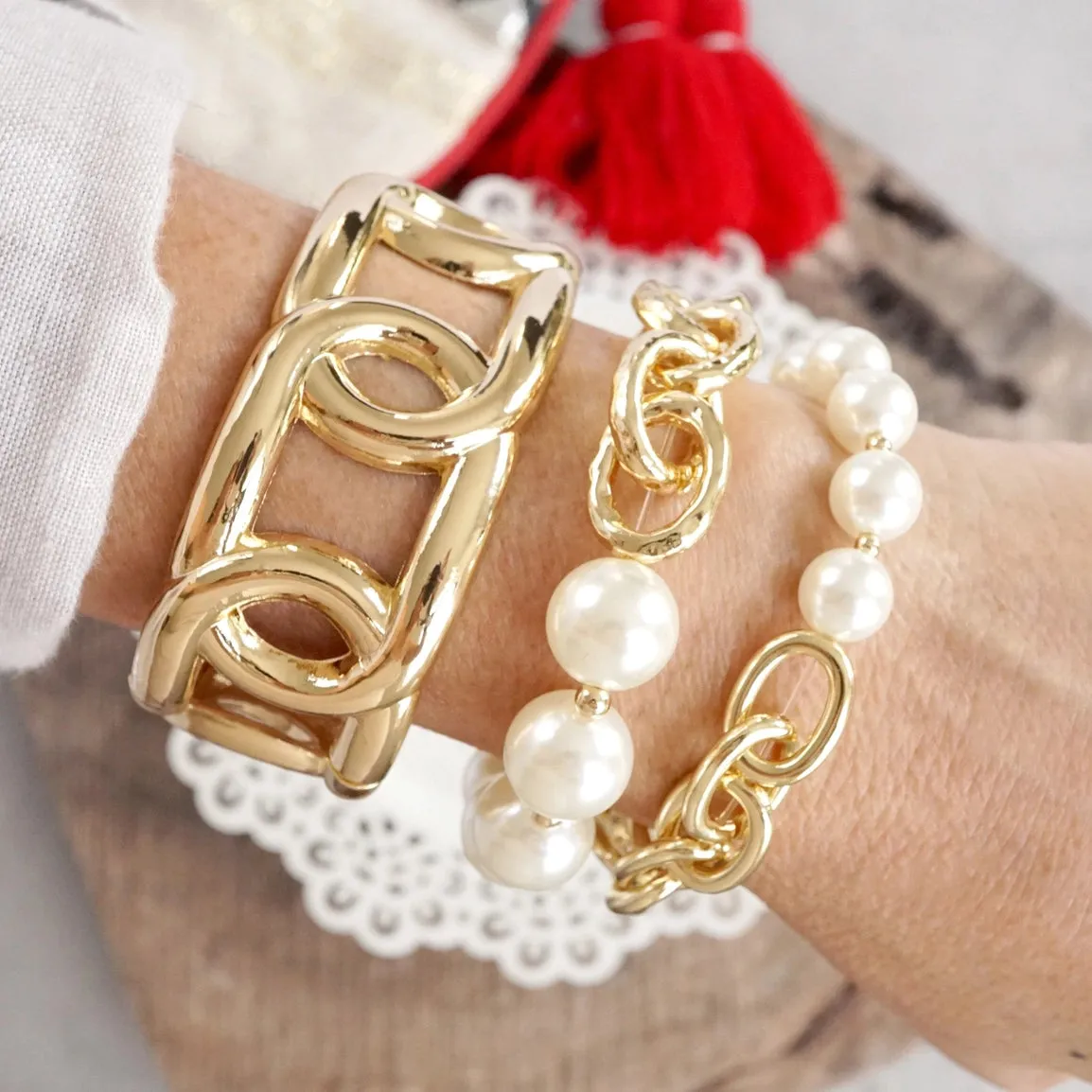 Chunky Gold Bracelet