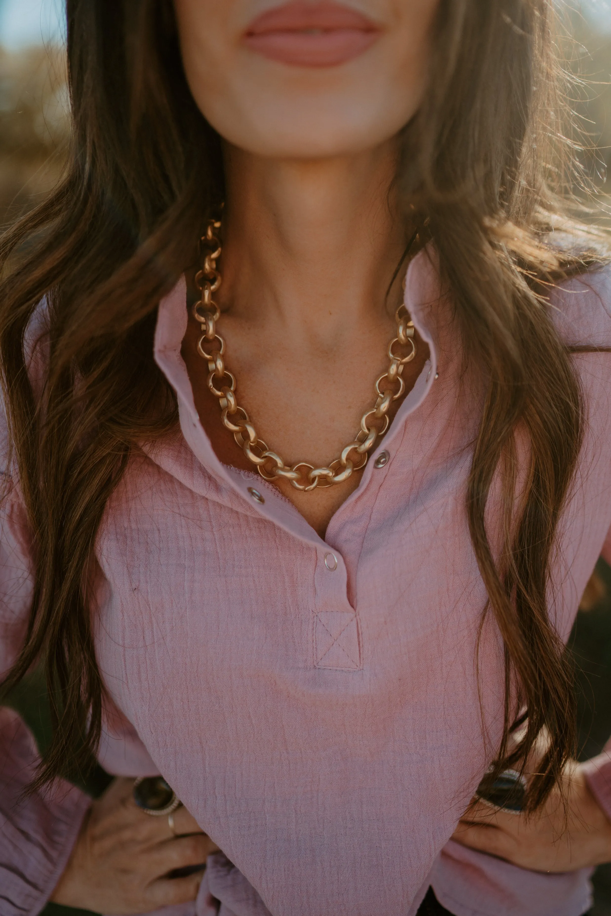 Chunky Gold Necklace #3