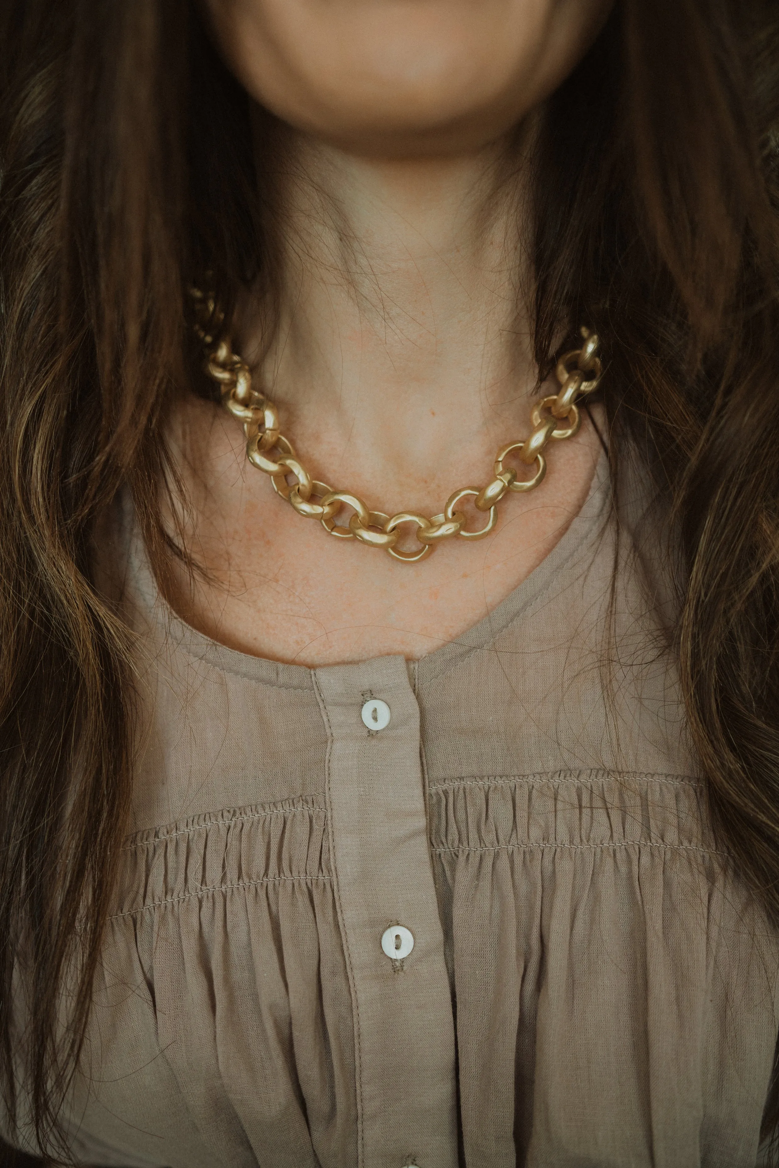 Chunky Gold Necklace #3