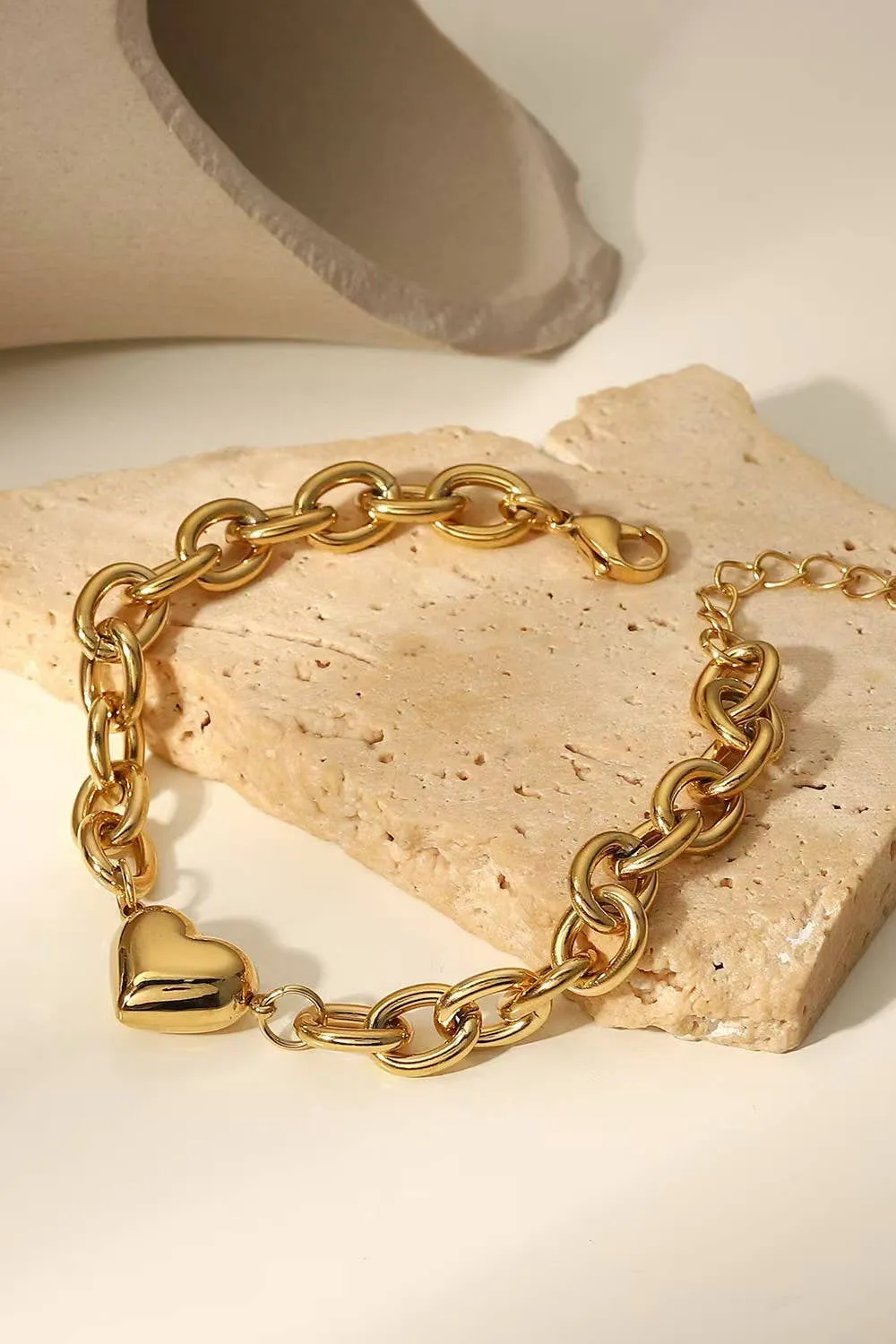Chunky Heart Bracelet
