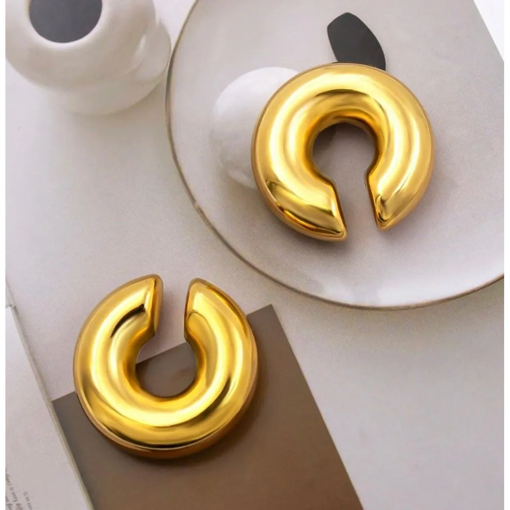 Chunky Huggie Ear Cuffs (2 Cuffs)