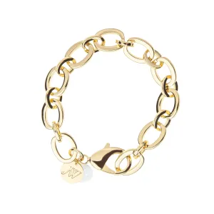 Chunky Link Chain Bracelet Gold