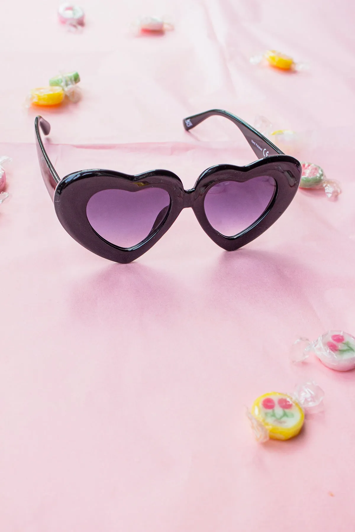 Chunky Oversized Heart Sunglasses