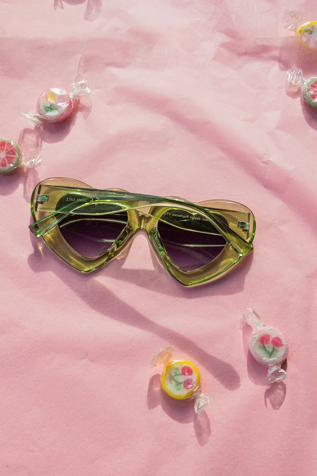 Chunky Oversized Heart Sunglasses