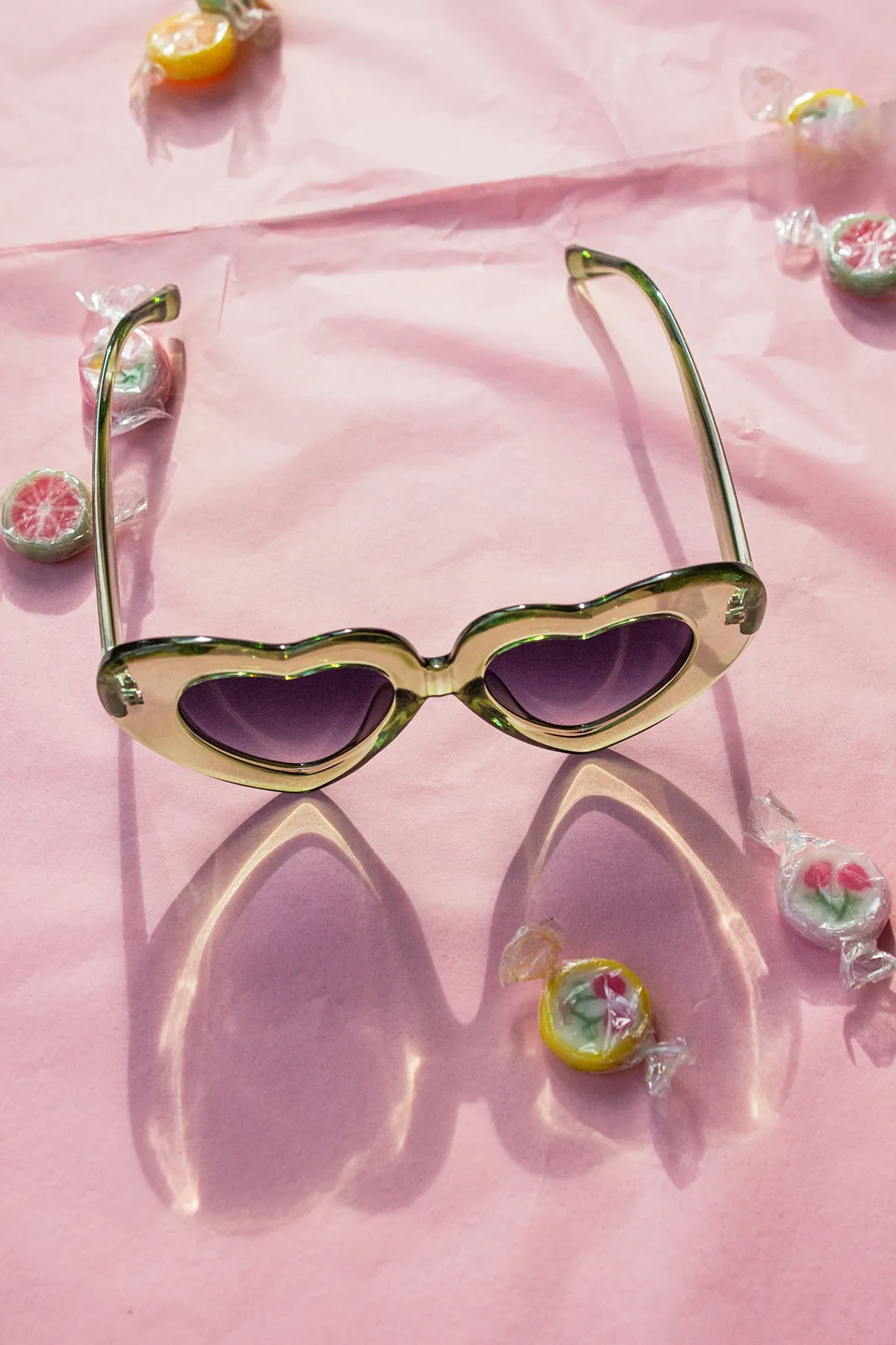Chunky Oversized Heart Sunglasses