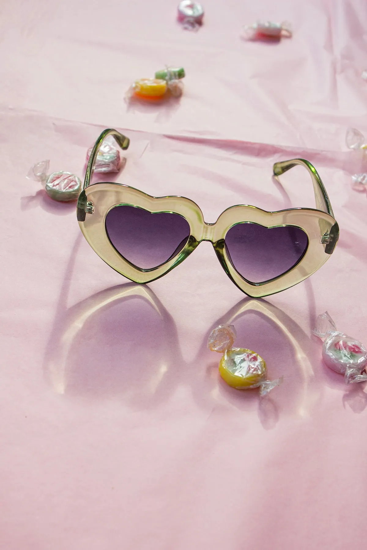 Chunky Oversized Heart Sunglasses