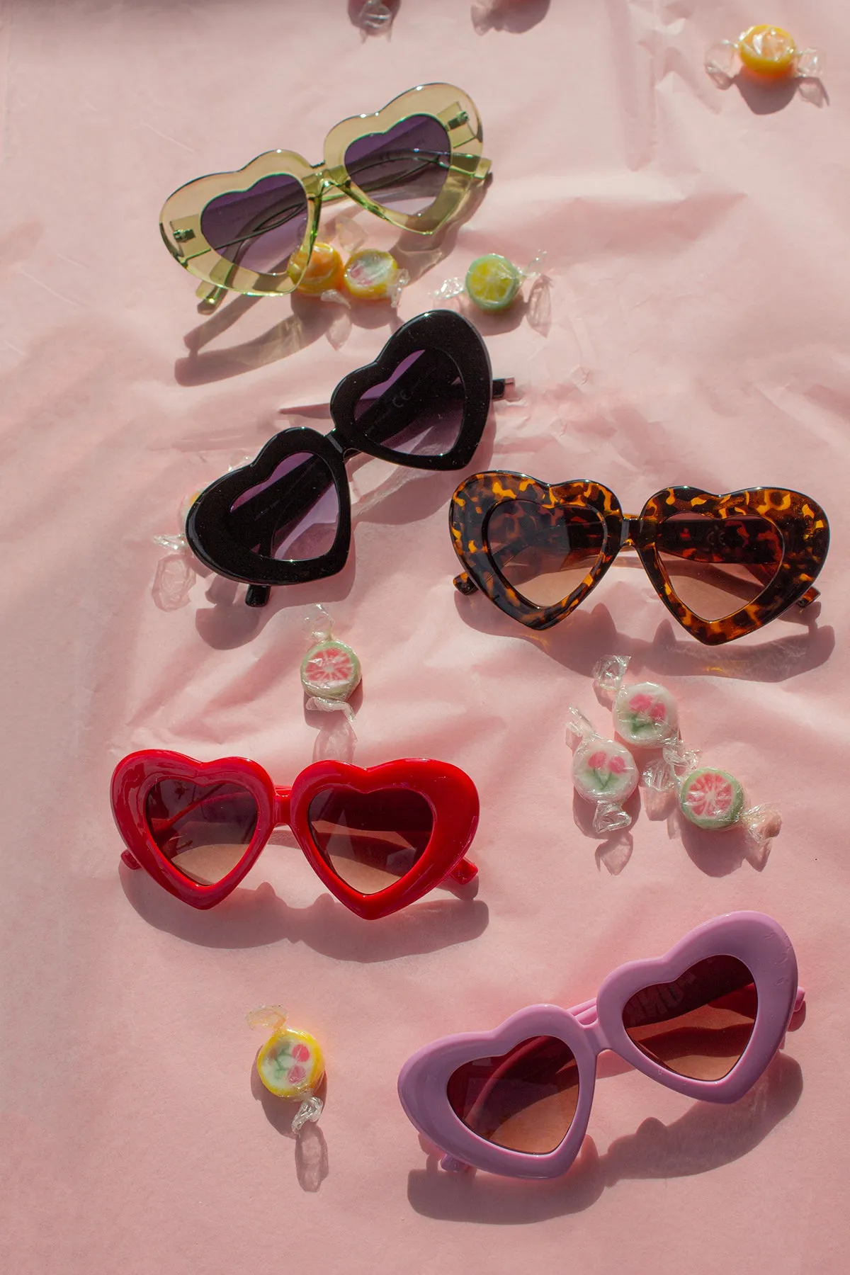 Chunky Oversized Heart Sunglasses