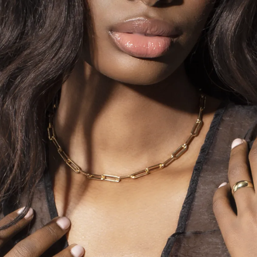 Chunky Paperclip Necklace