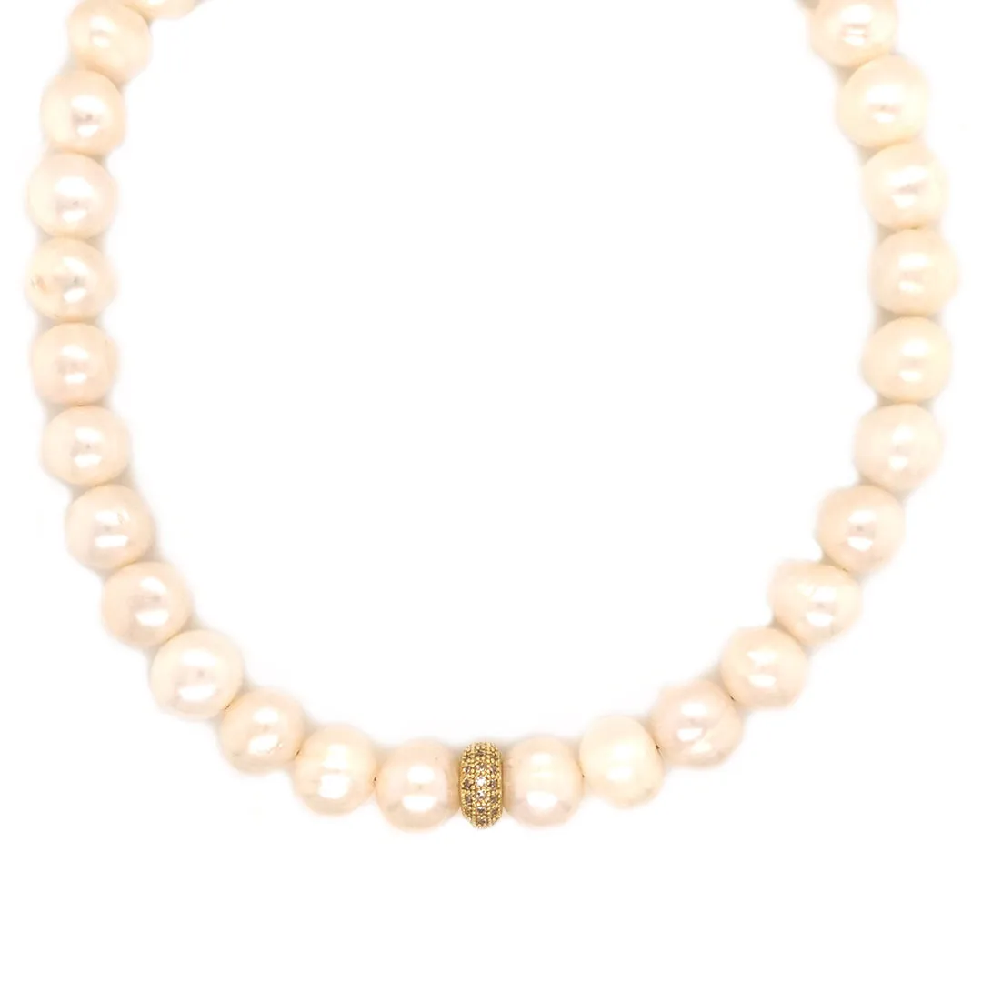 Chunky Pearl Beaded Choker