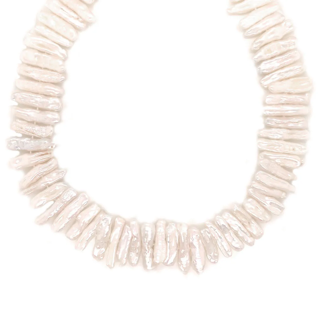 Chunky Pearl Beaded Necklace