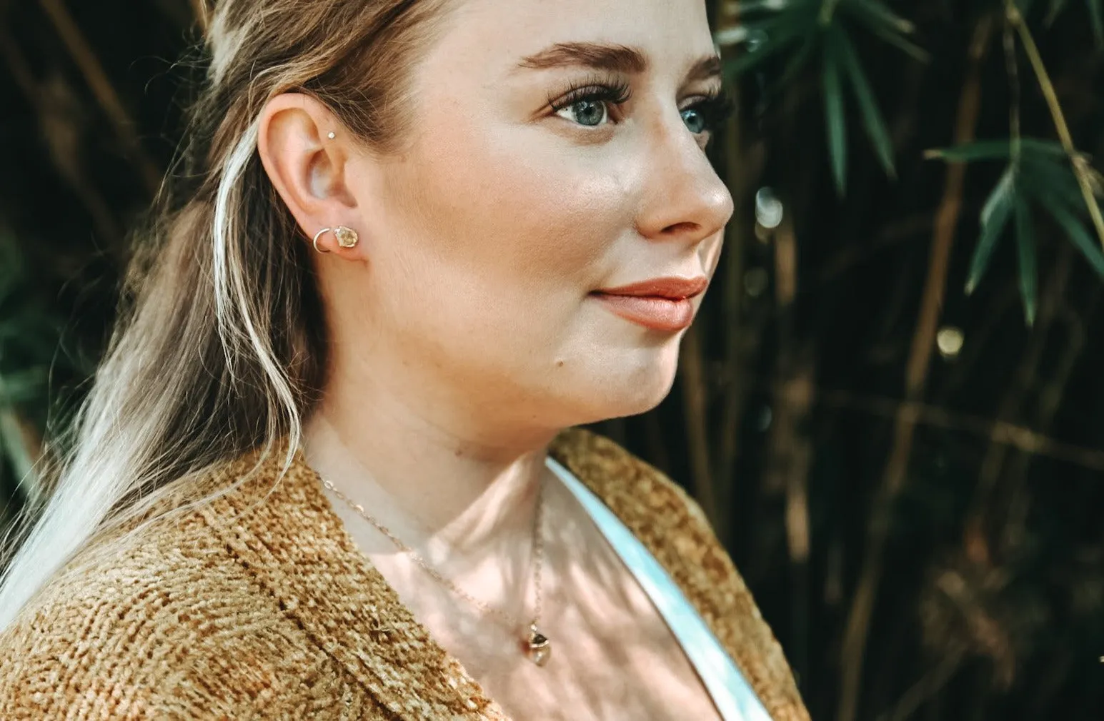 Citrine Drop Necklace