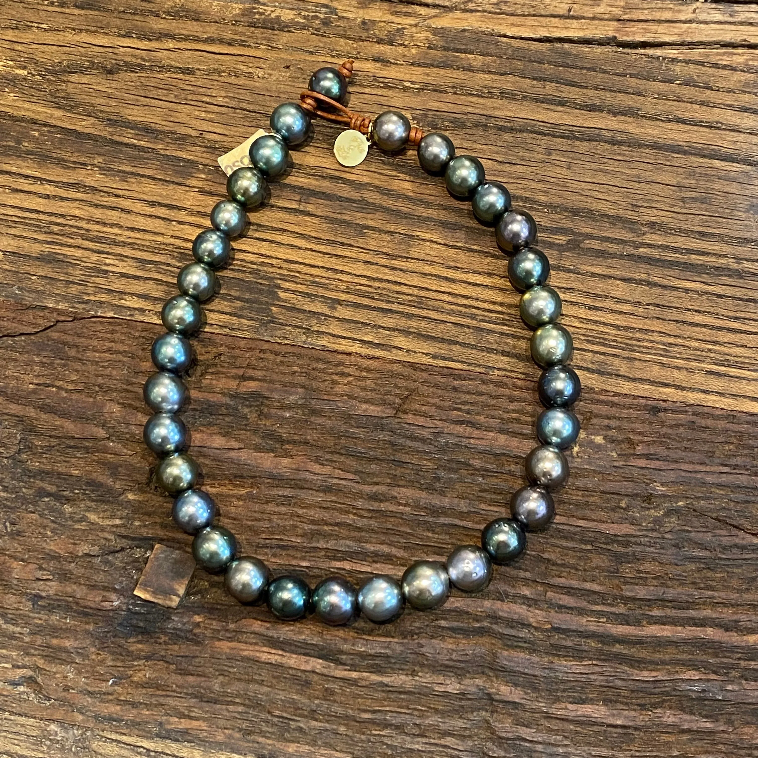 Classic w Tahitian Pearls Choker | 16"