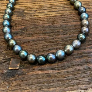 Classic w Tahitian Pearls Choker | 16"