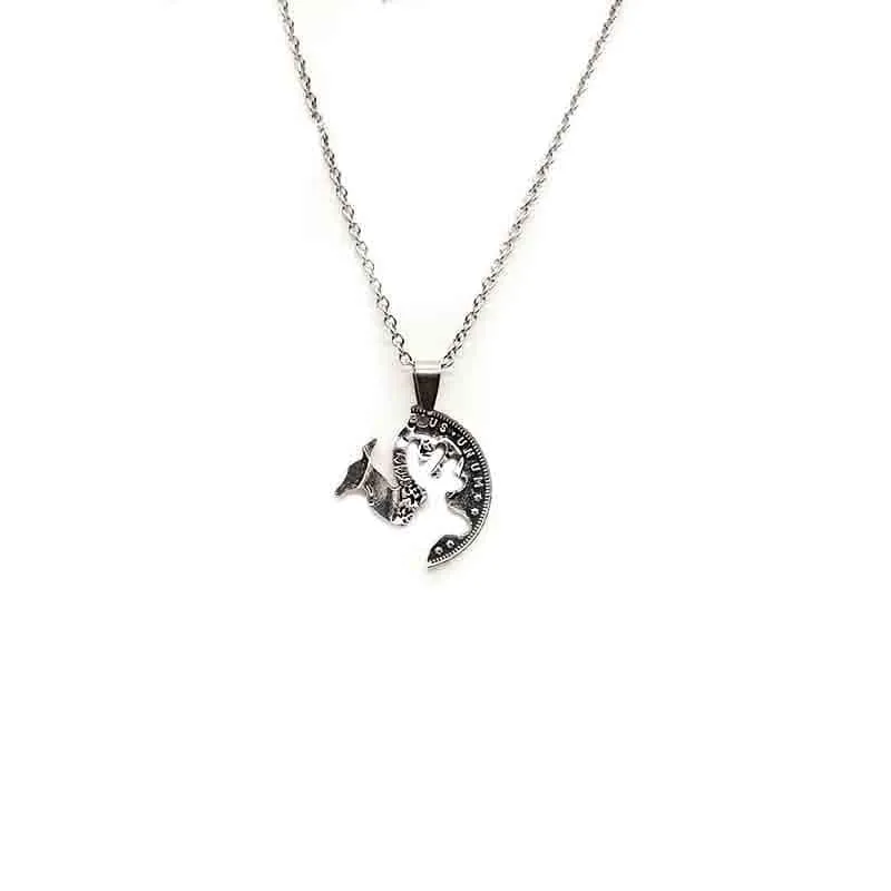 Couple Necklaces 2 pcs