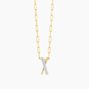 Cross My Heart Pendant Necklace