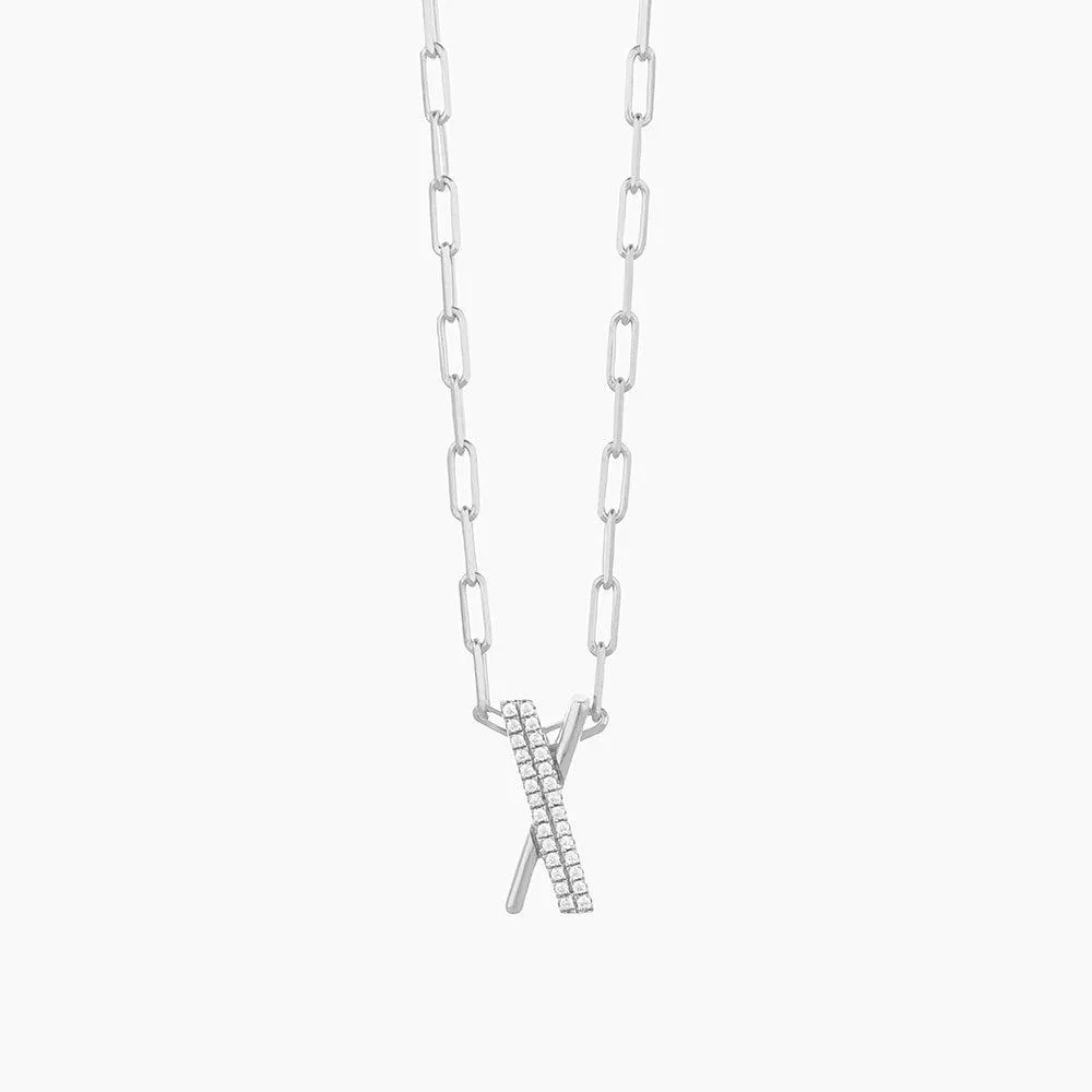 Cross My Heart Pendant Necklace