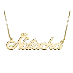 Crown Me Sterling Silver Custom Necklace