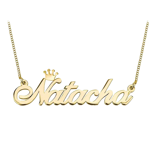 Crown Me Sterling Silver Custom Necklace