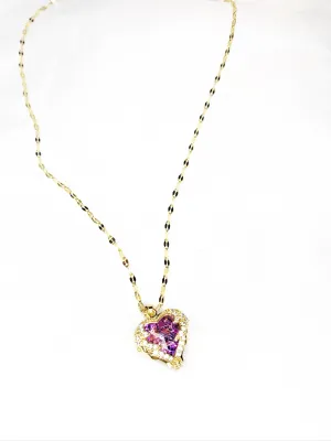 Crystal Heart Necklace
