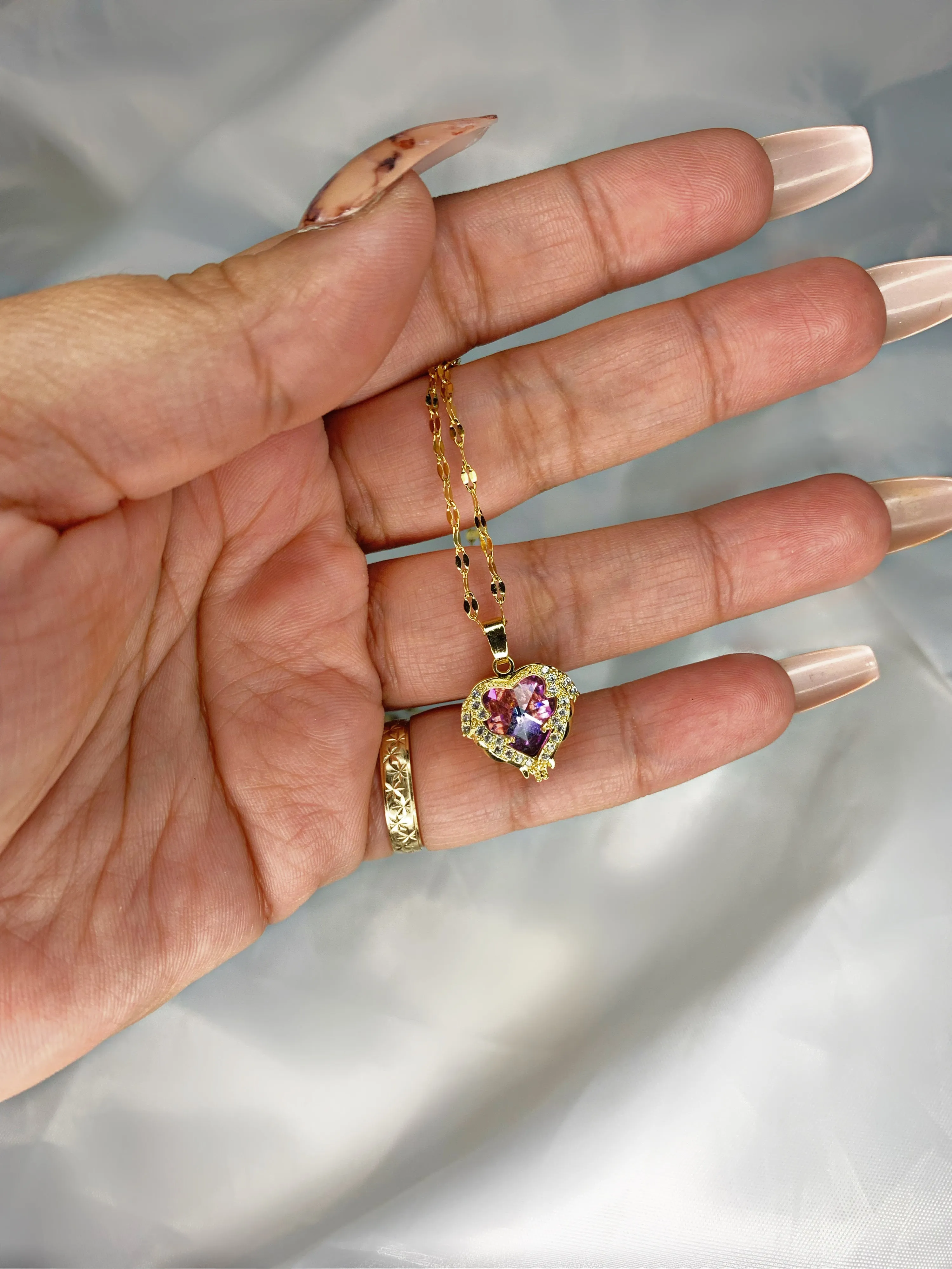 Crystal Heart Necklace