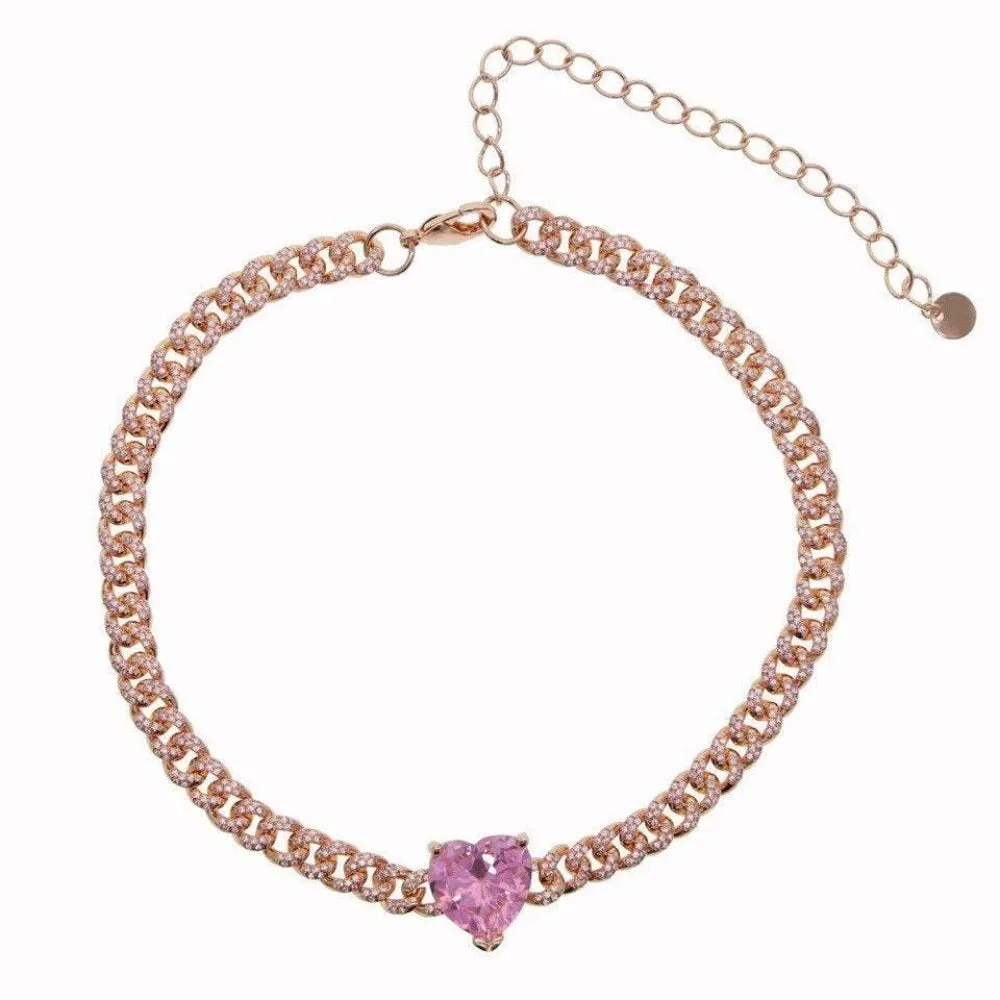Cuban Heart Choker