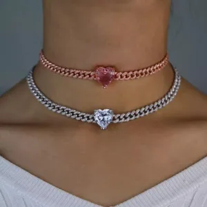 Cuban Heart Choker