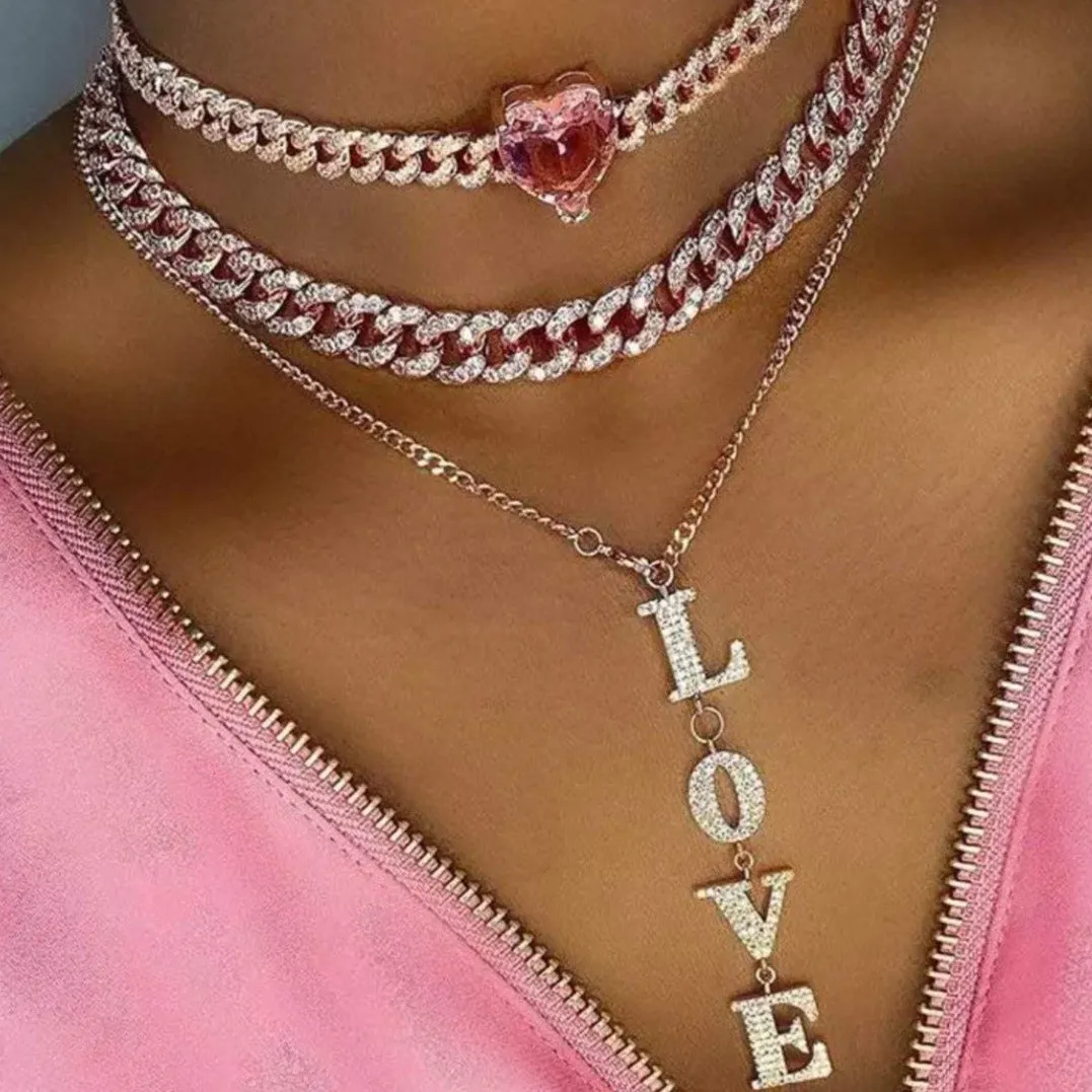 Cuban Heart Choker