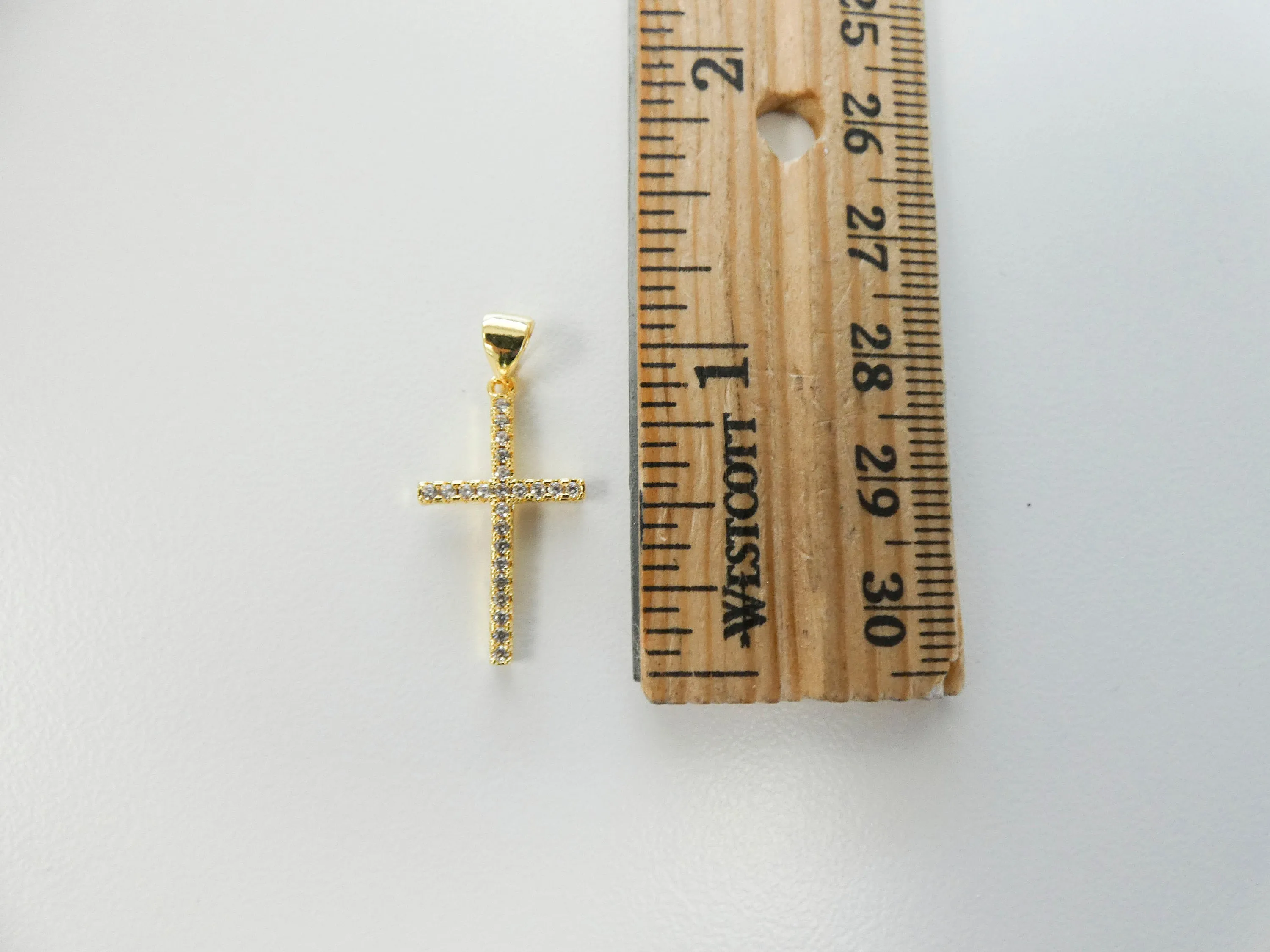 Cubic Zirconia Cross Necklace