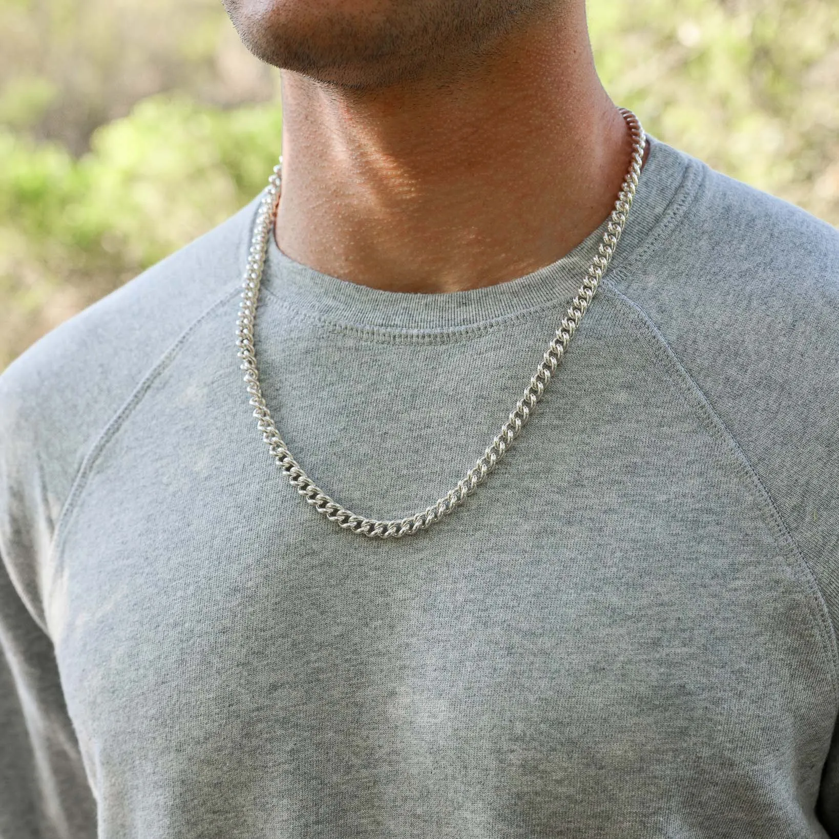 Curb Chain Necklace, 6.90mm