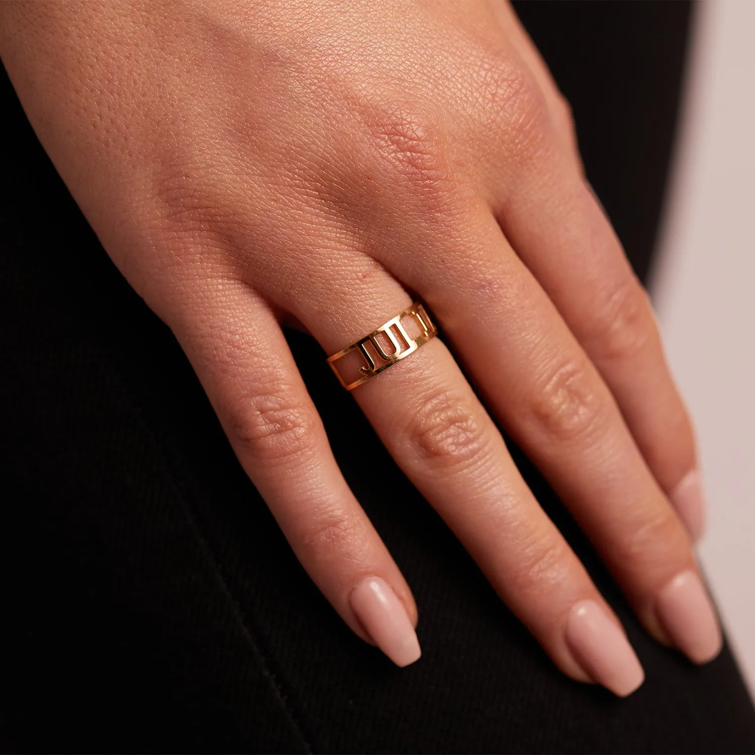 Custom Name Band Ring