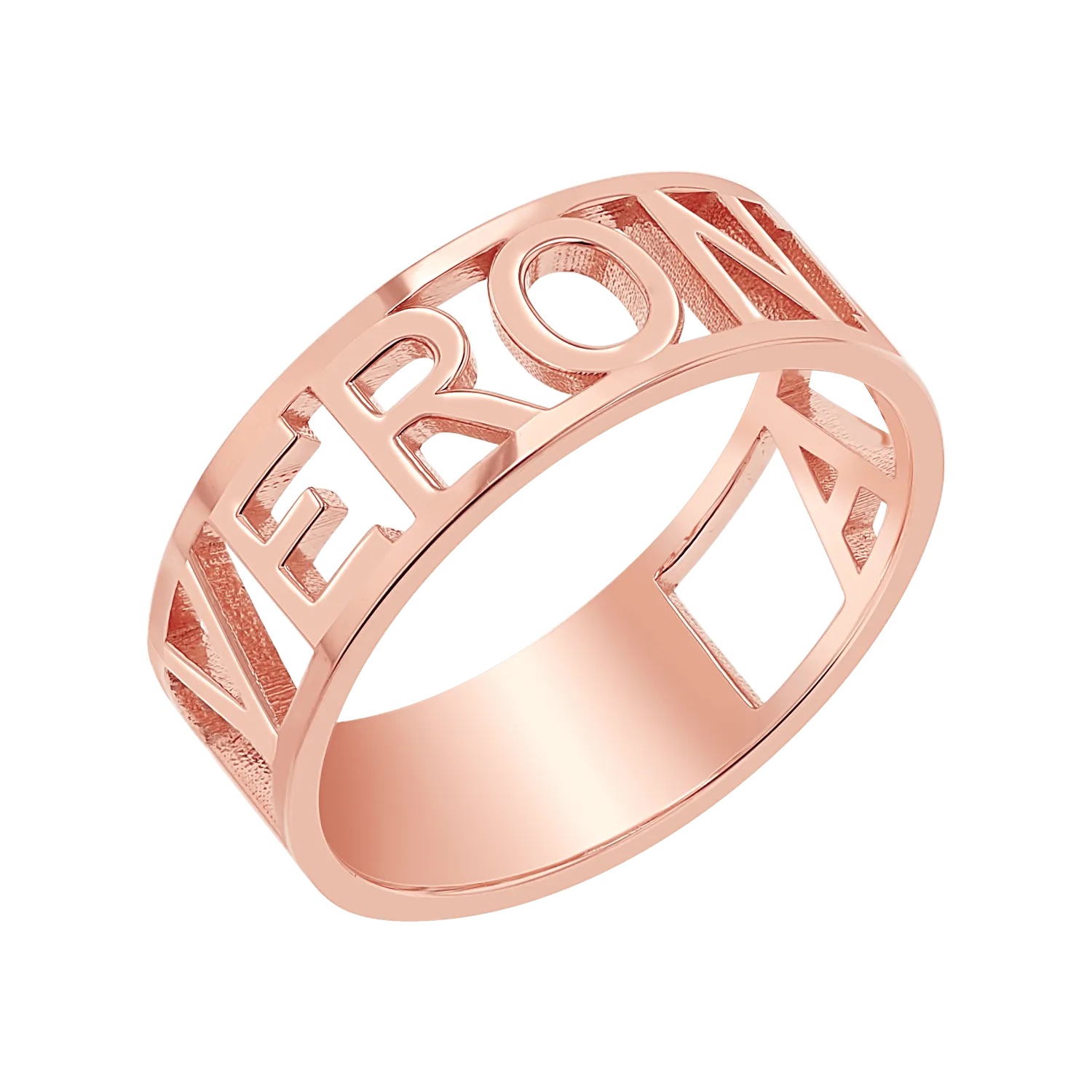 Custom Name Band Ring