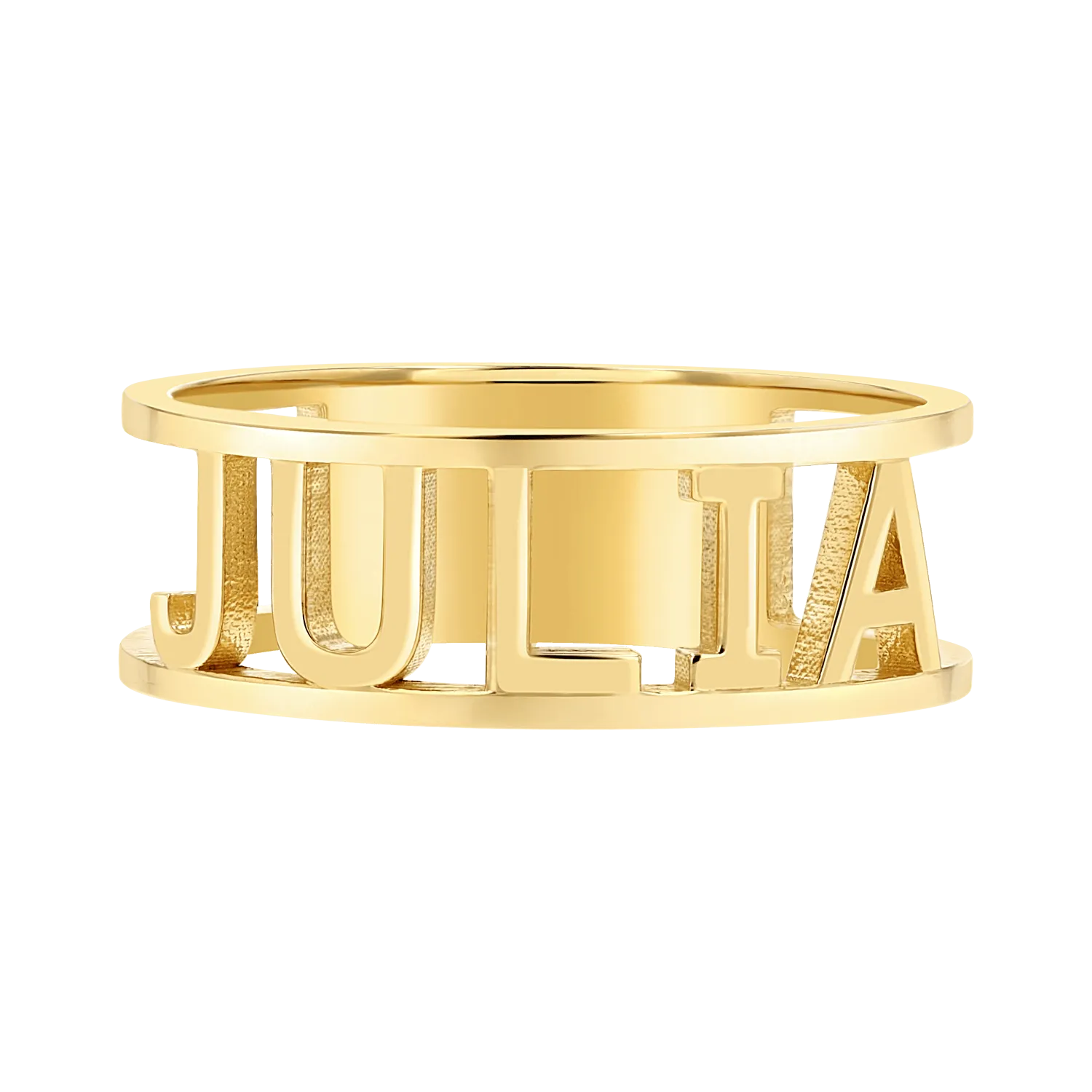Custom Name Band Ring