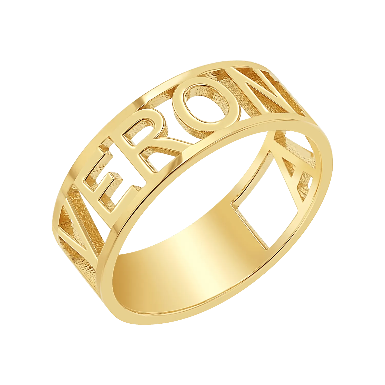 Custom Name Band Ring