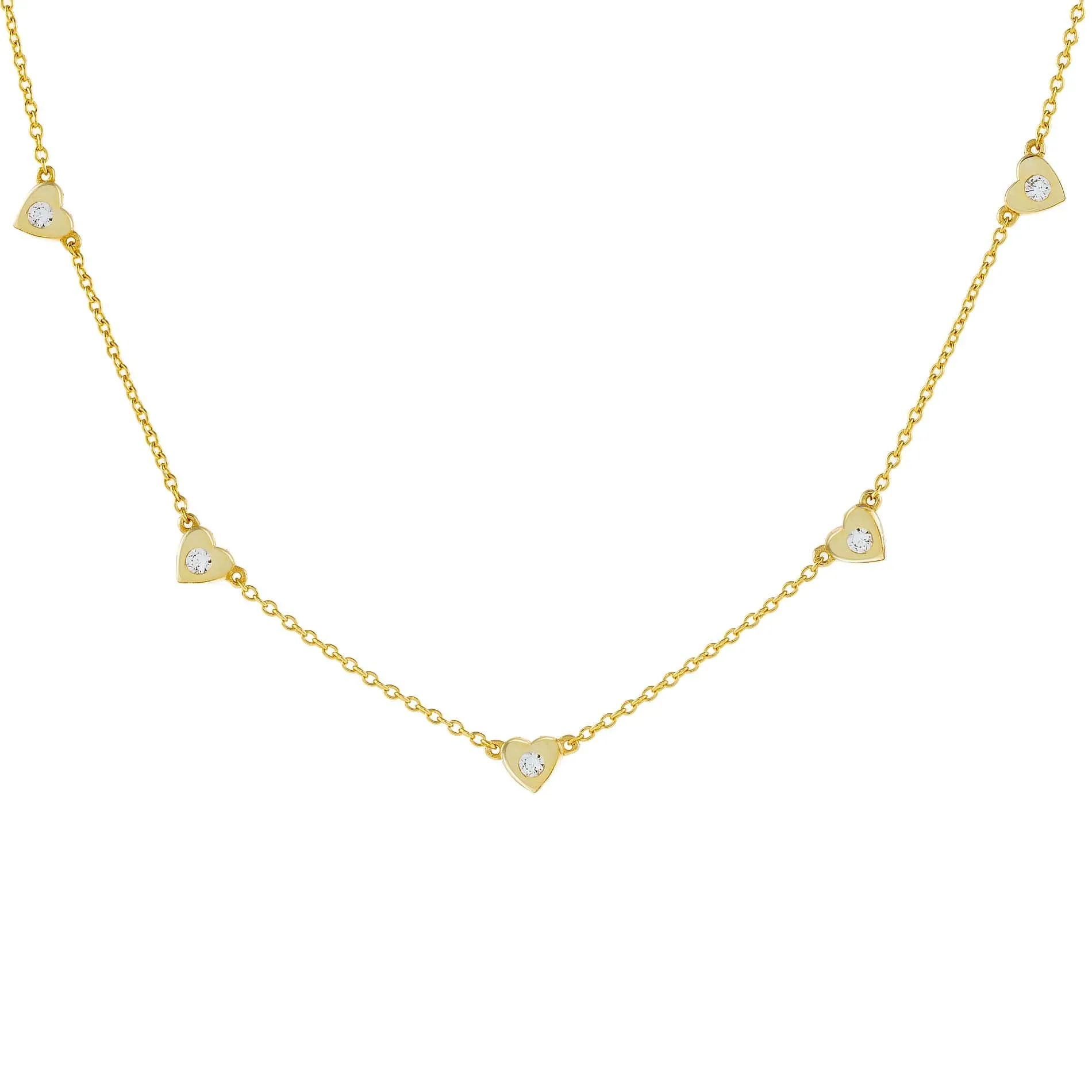 CZ 5 Heart choker