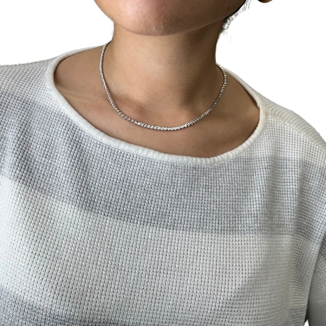 CZ Tennis Necklace