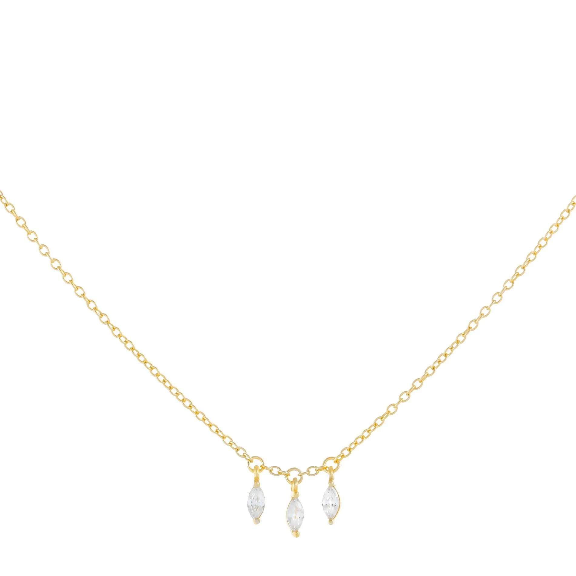 Dainty Teardrop Dangle Necklace