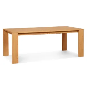 Dako Warm Oak Dining Table Extendable 76.75"