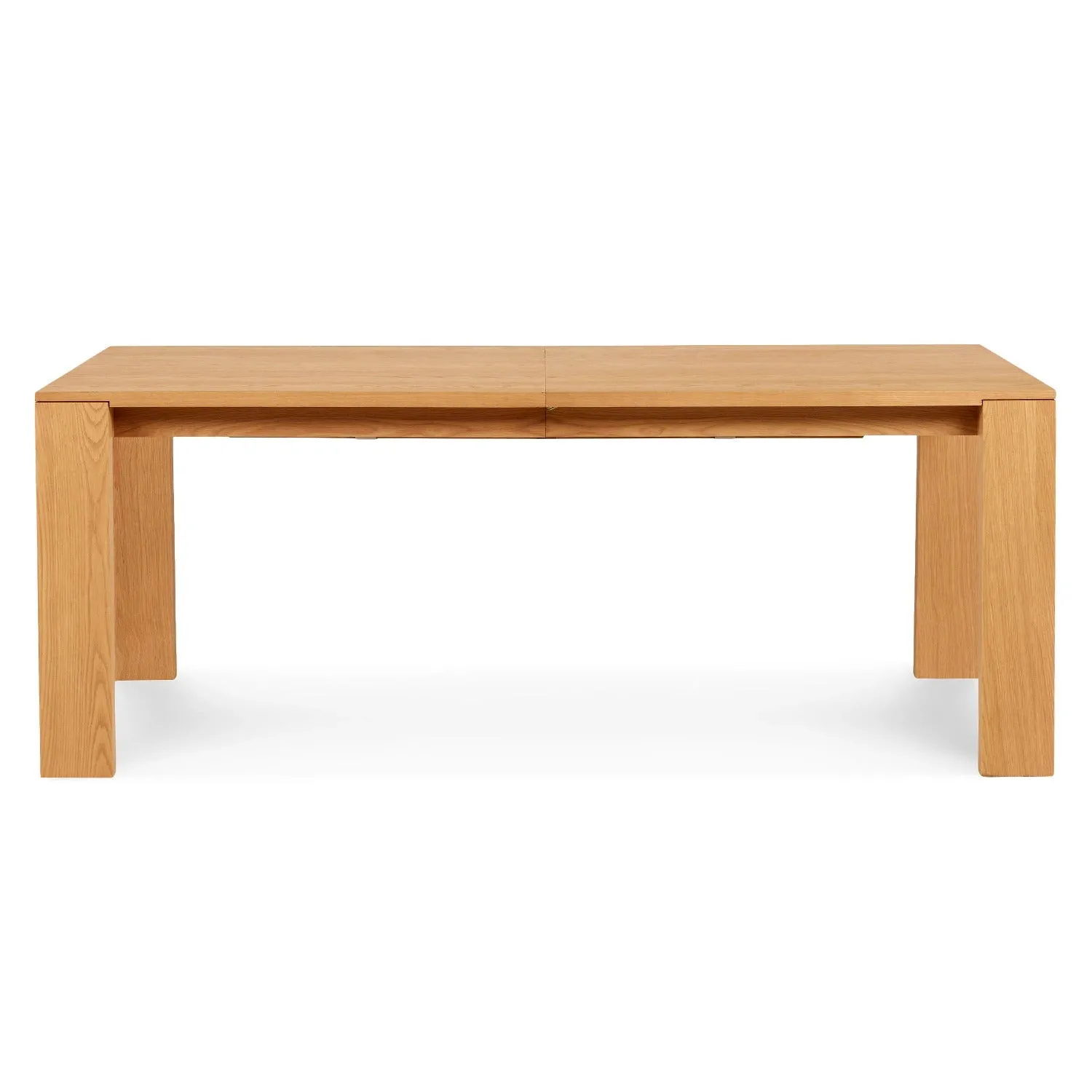 Dako Warm Oak Dining Table Extendable 76.75"