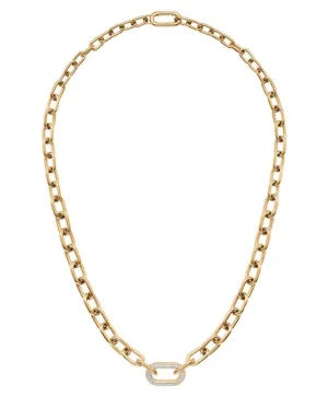 Daniel Wellington Crystal Link Necklace Gold
