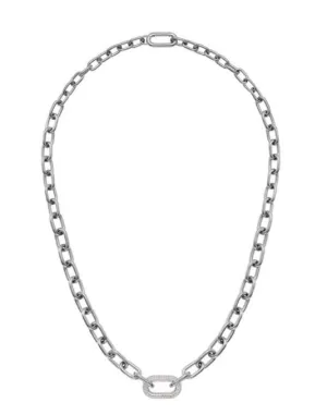 Daniel Wellington Crystal Link Necklace Silver