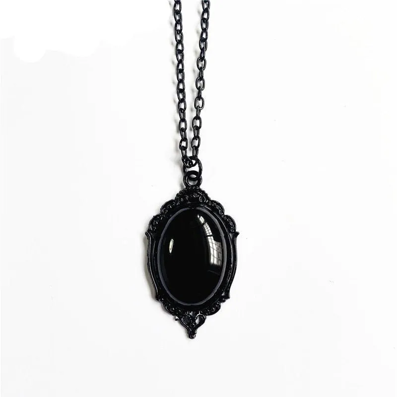 Dark Red Ruby Pendant Necklace for Women Wedding Jewelry