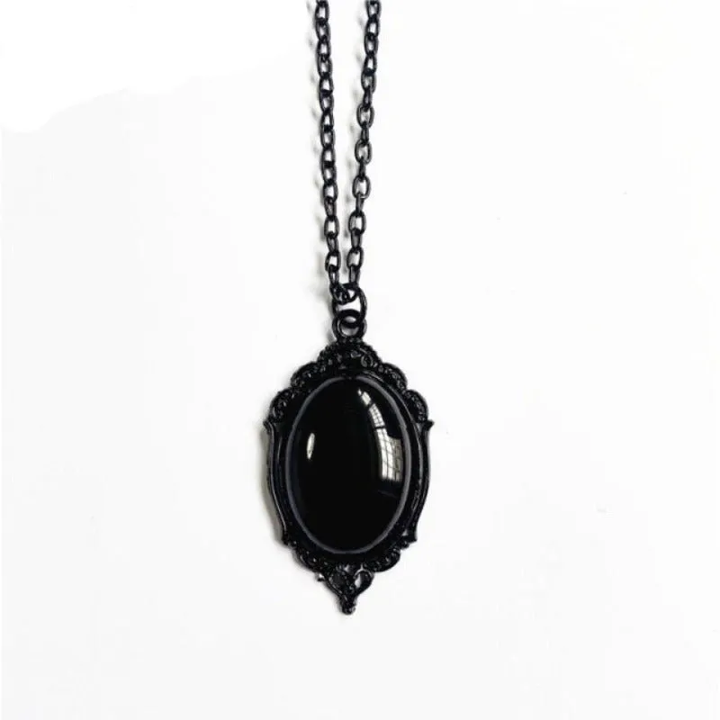 Dark Red Ruby Pendant Necklace for Women Wedding Jewelry