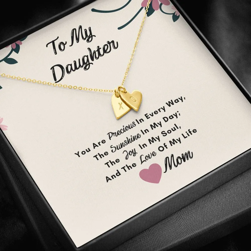 Daughter Hearts Necklace- The Love Of My Life