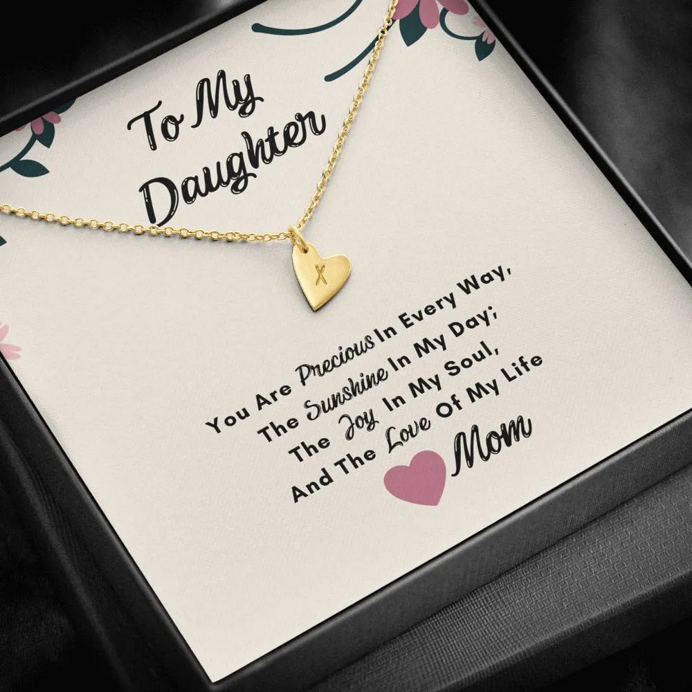 Daughter Hearts Necklace- The Love Of My Life